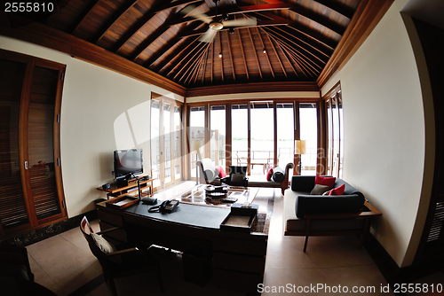 Image of tropical water home villas