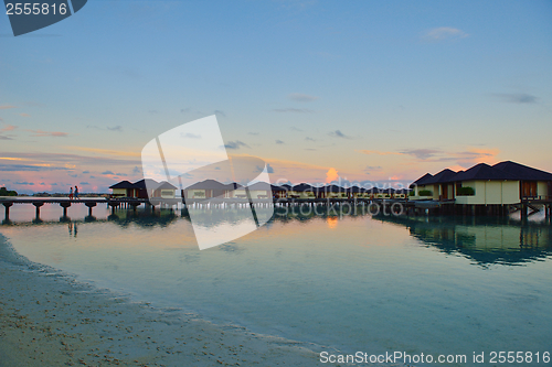 Image of tropical water home villas