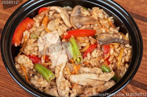 Image of Rice chicken vegetable
