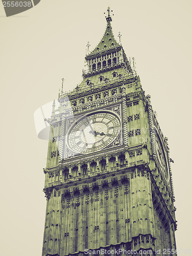 Image of Vintage sepia Big Ben