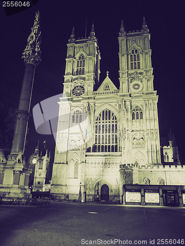 Image of Vintage sepia Westminster Abbey