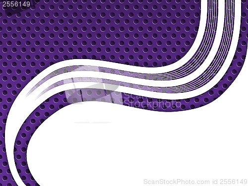 Image of Abstract purple background with white waves