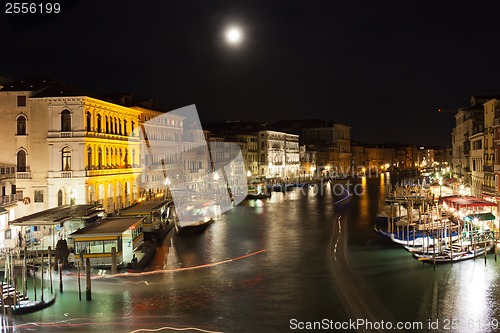 Image of Venice at night