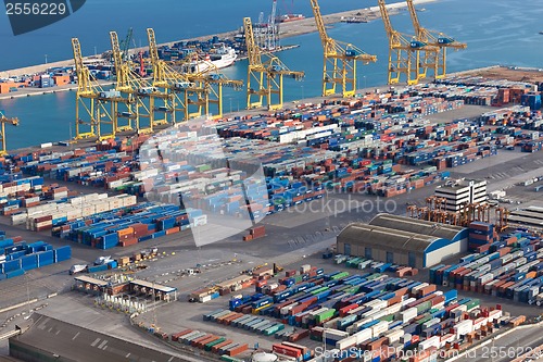 Image of Barcelona port