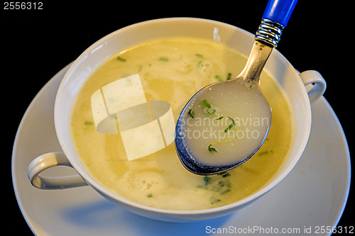 Image of asparagus cream soup