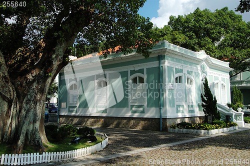 Image of Preserved colonial house, Macau, Taipa