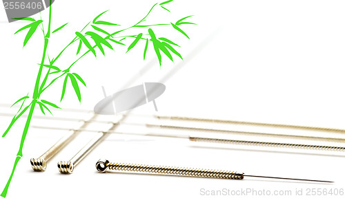 Image of acupuncture needles