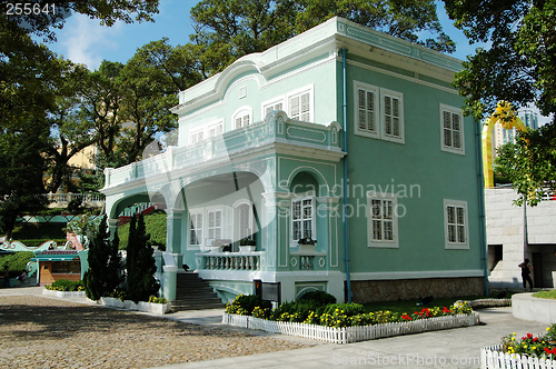 Image of Preserved colonial house, Macau, Taipa