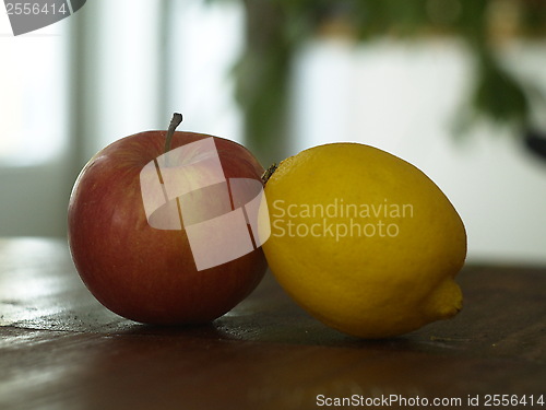 Image of Apple and lemon