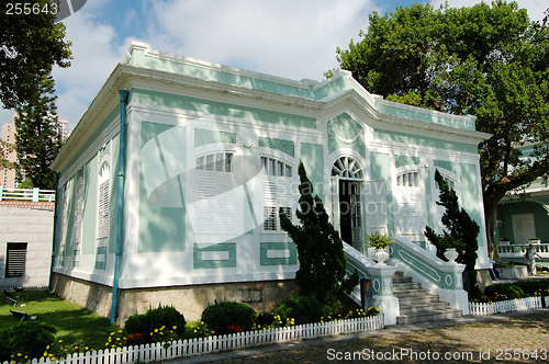 Image of Preserved colonial house, Macau, Taipa