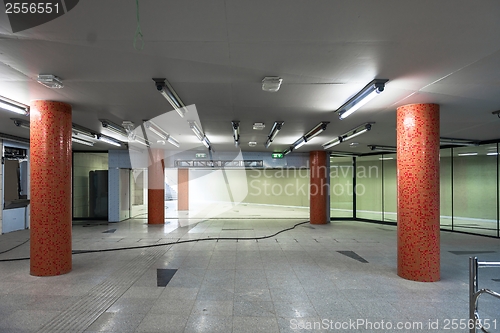 Image of Large underground interior in a city