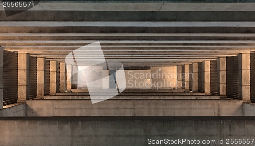 Image of Huge stone and concrete space