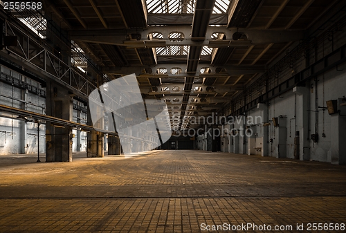 Image of Large industrial hall of a repair station