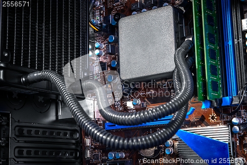 Image of Computer motherboard