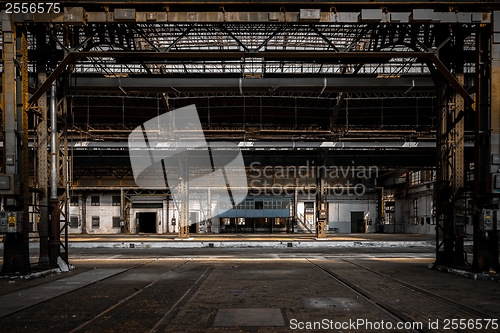 Image of Industrial interior of an old factory