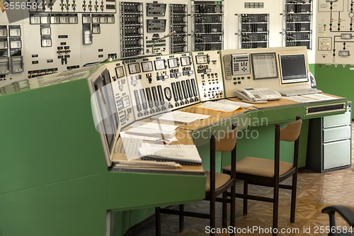 Image of Control panel of a power plant