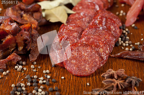 Image of meat and sausages