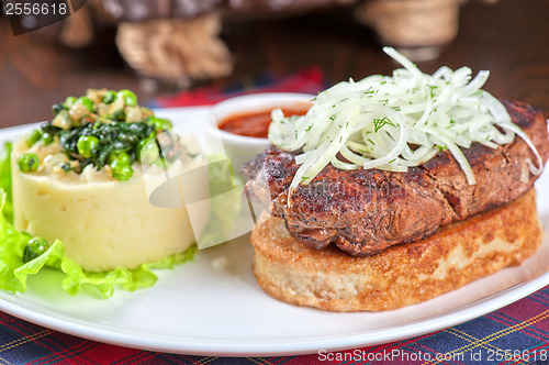 Image of Gourmet steak meat