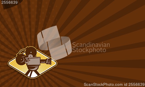 Image of Vintage Movie Film Camera Retro