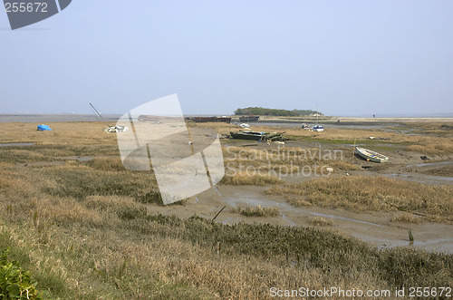 Image of Boats in the mud