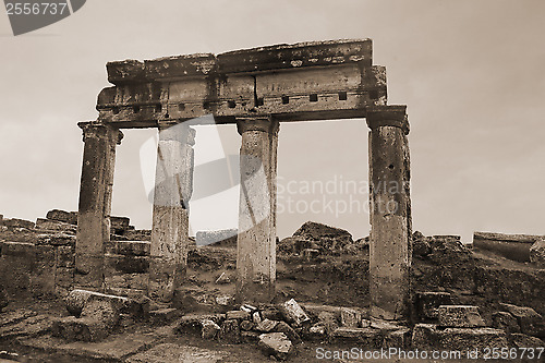 Image of Ancient ruin in Hierapolis, Turkey