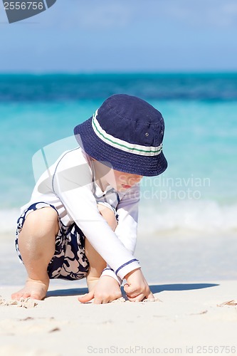 Image of boy at the beach