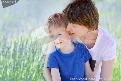 Image of family at spring