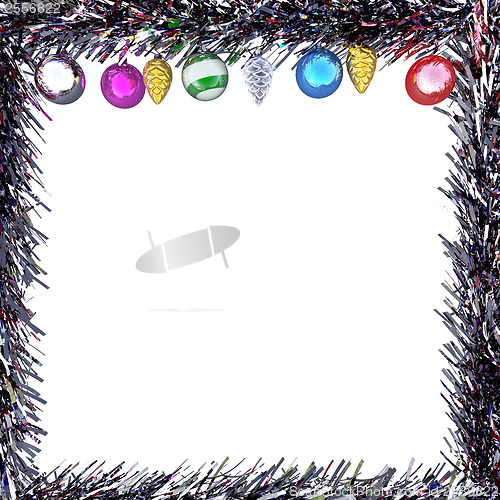 Image of concept frame Christmas greeting cards