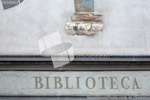 Image of biblioteca