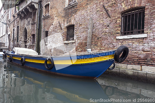 Image of gondola boat,Venice, Italy