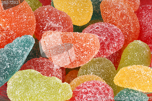 Image of Fruit jellies background