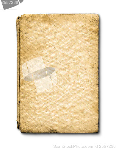 Image of old grunge closed notebook