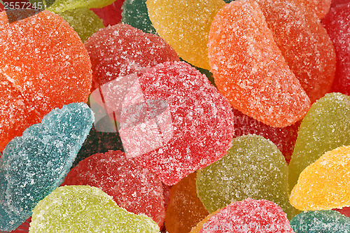 Image of Fruit jellies background