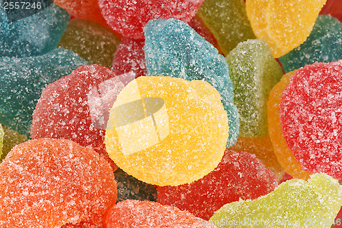 Image of Fruit jellies background