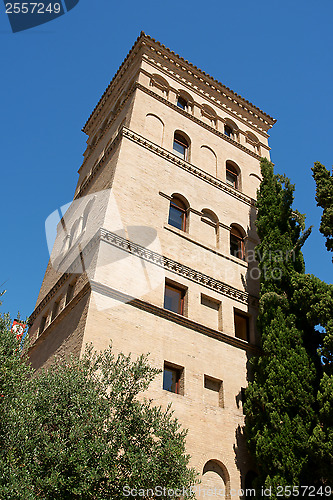 Image of La Zuda Tower (or Azuda) in Zaragoza