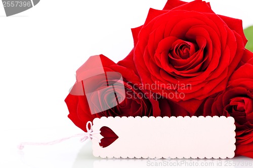 Image of Valentines gift of beautiful red roses