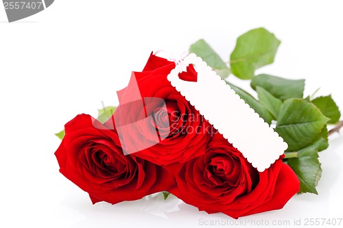 Image of Valentines gift of beautiful red roses