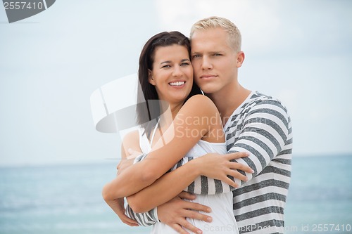 Image of Loving couple enjoy a quiet tender moment
