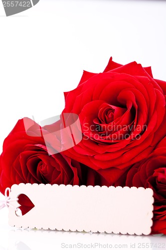 Image of Valentines gift of beautiful red roses