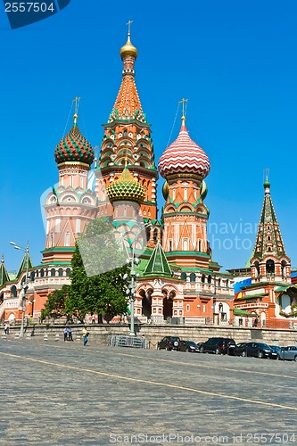 Image of Saint Basil Cathedral  in Moscow