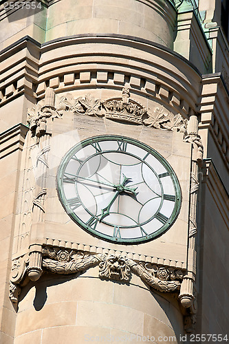 Image of Clock of Canadian Central Post Office in Ottawa