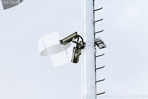 Image of A security camera