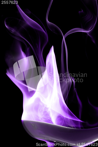 Image of Purple smoke