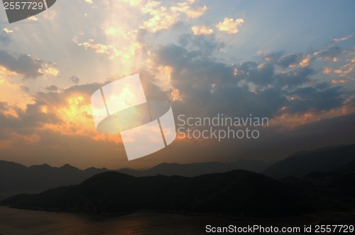 Image of Seaside sunset