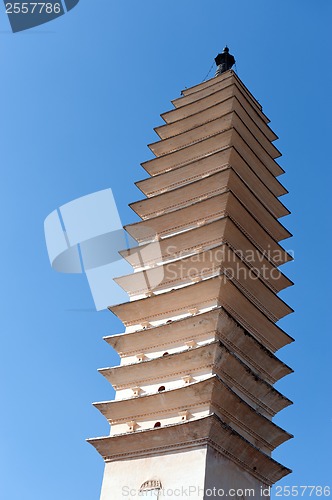 Image of Ancient Chinese Buddhist pagoda