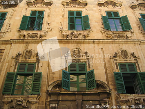 Image of Green windows