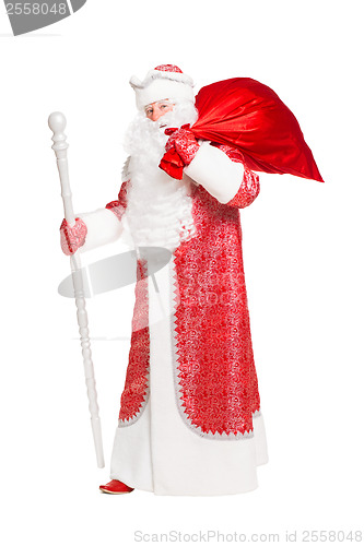 Image of Santa with a red bag