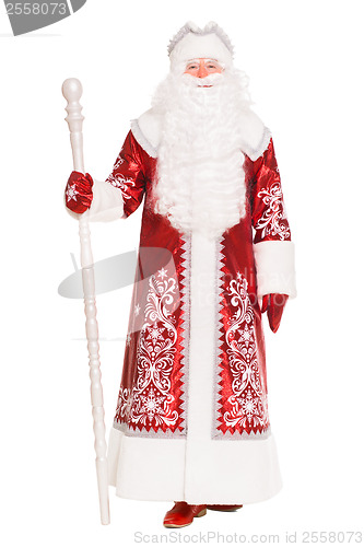 Image of Santa Claus wearing red coat