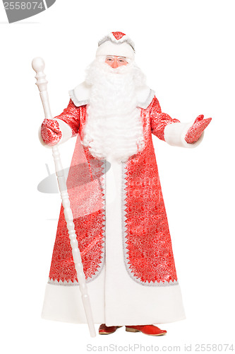 Image of Santa with a staff