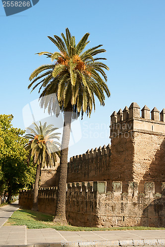 Image of Seville ancient city walls